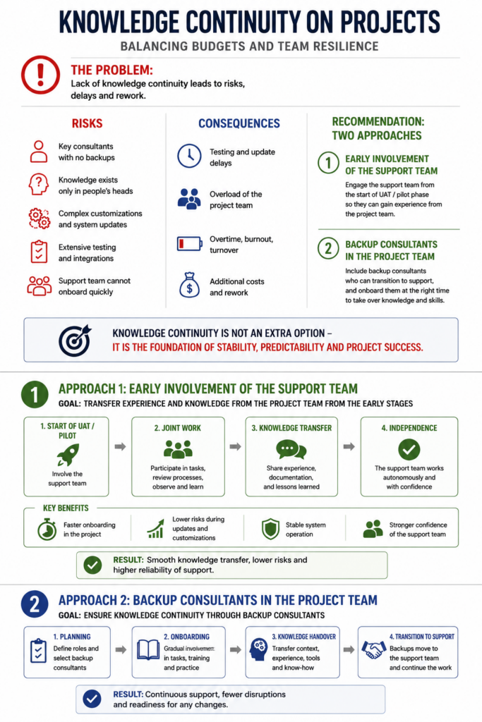 Knowledge Continuity on ERP Projects